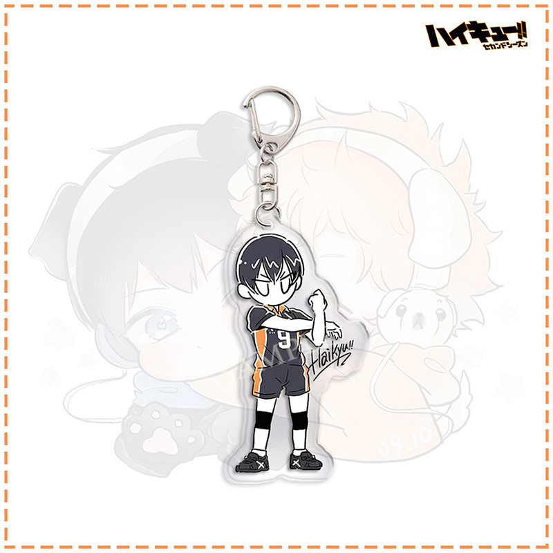 Cartoon Anime Haikyuu!! Acrylic Keychain Cute Backpack Hanging Decoration QUANYIN. 