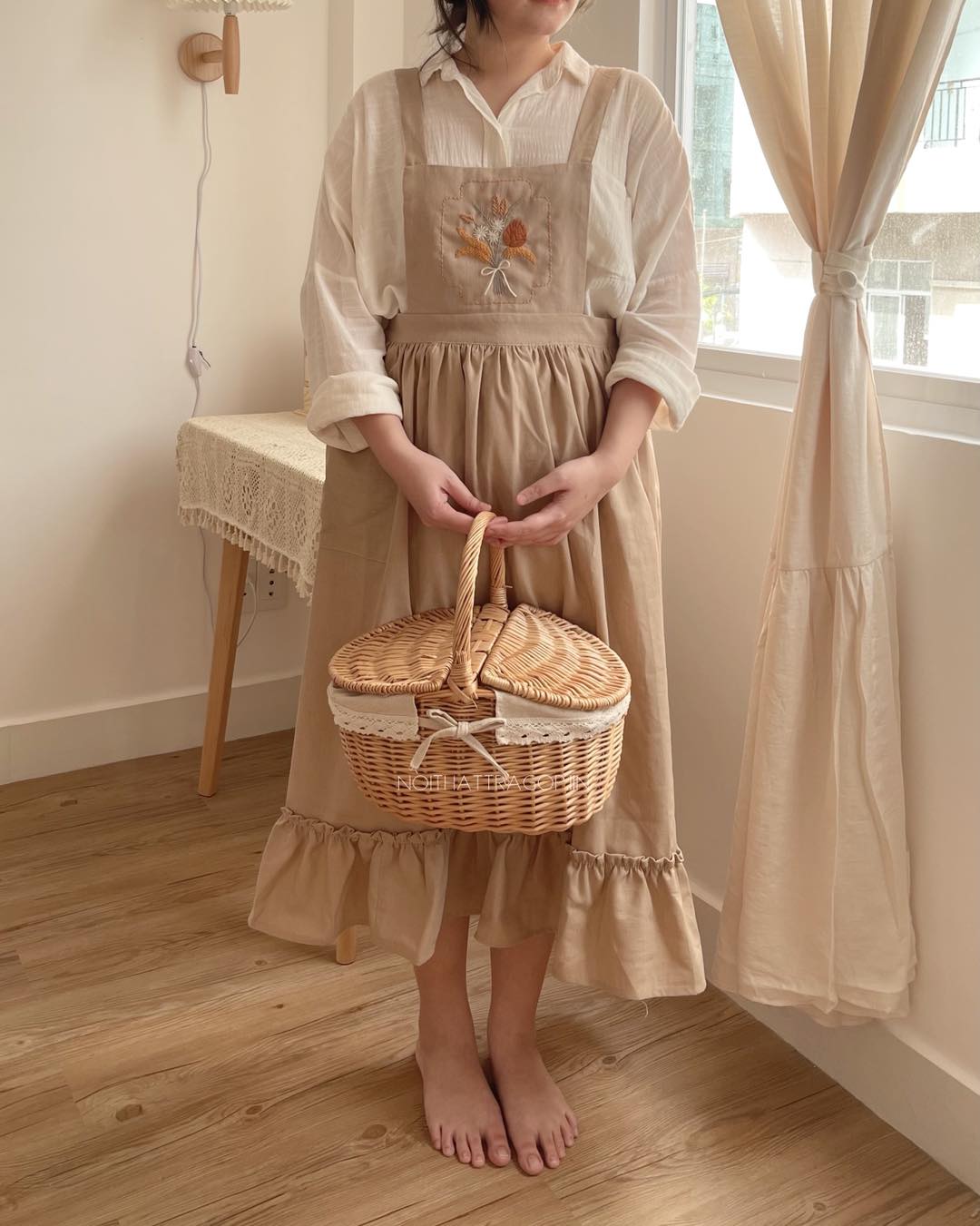 Tạp dề 03 linen vintage