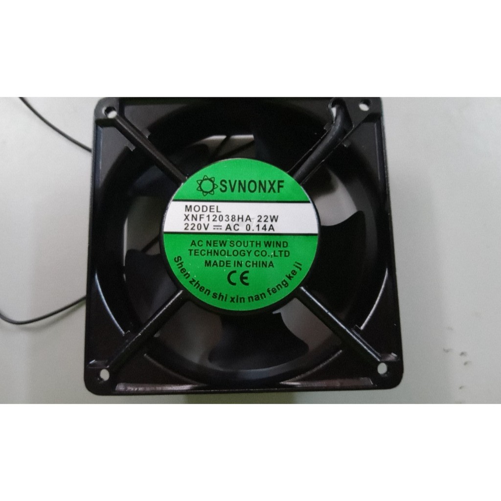 Quạt thông gió 220v đẹp 12038mm quạt máy hàn điện tử quạt 220v