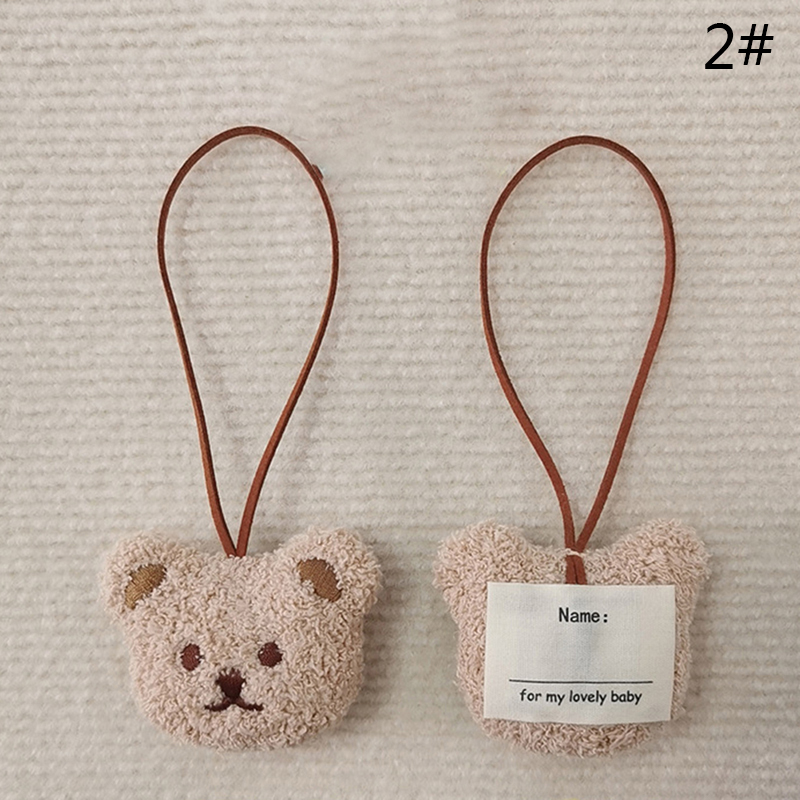 1 chiếc móc khóa đầu gấu bằng nhung lông Móc Khóa Mặt dây chuyền túi Nữ Xe hơi Pompom móc khóa trang sức