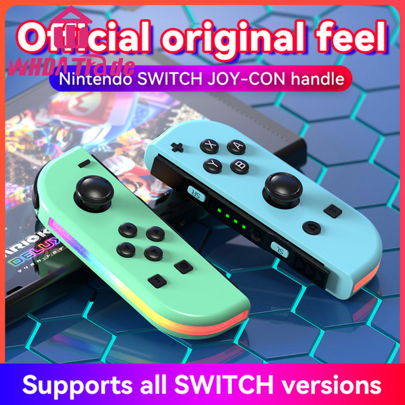 Games Controller Wireless Color RGB Lighting Game Console Handheld Console With Dual Vibration Wake-up Compatible For Switch