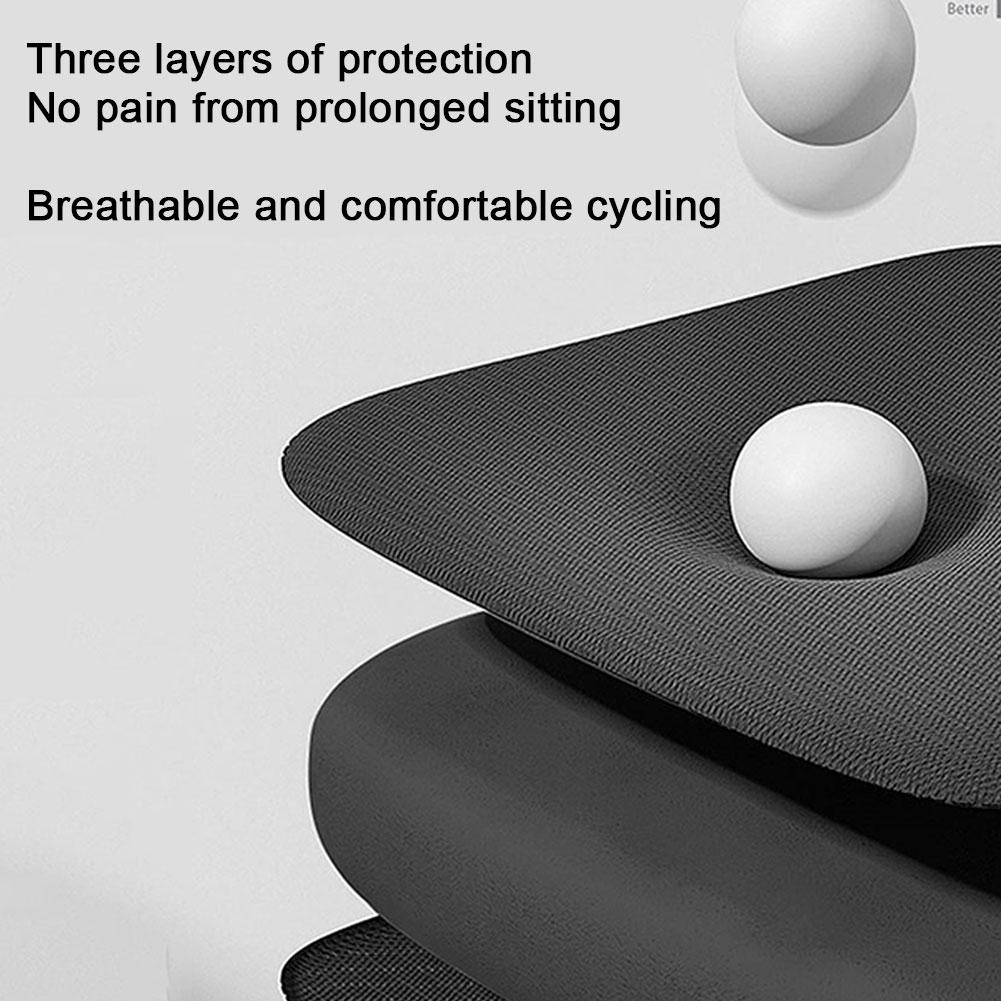 【Upgrade Your Style】 3D Motorcycle Seat Pad Gel Cushion Seat Breathable Universal Shock Absorbing Seat Cover for Advanced Mountain .