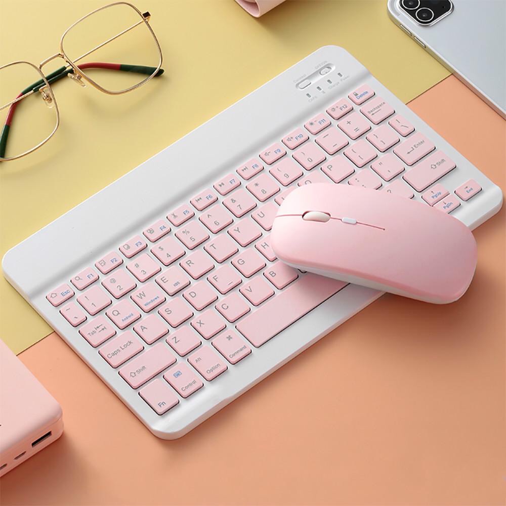 Bàn phím Bluetooth không dây TẶNG chuột không dây
