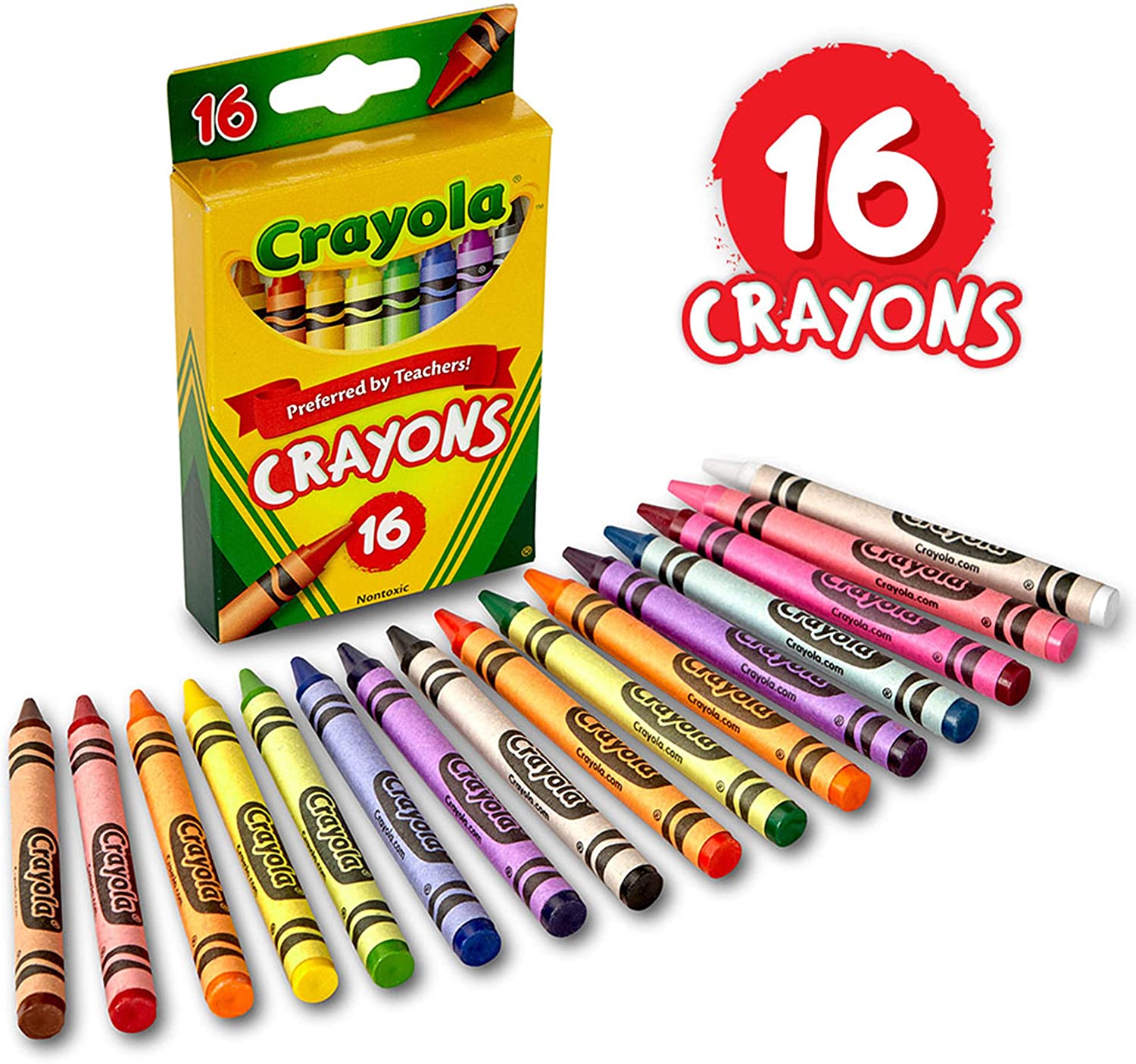 Crayola Crayons for Kids, School Supplies, 16 Count