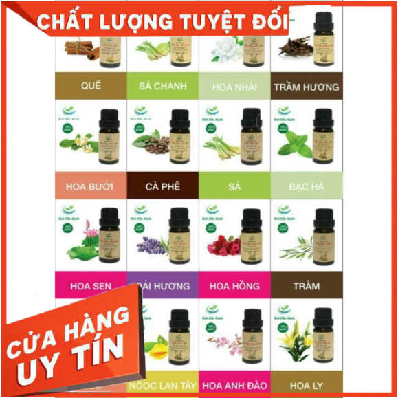 Tinh Dầu Thật ☘️có kiểm định☘️ 100% tự nhiên