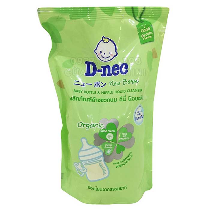 Dung Dịch Nước Rửa Bình Sữa Dnee Túi - 550ml Thái Lan