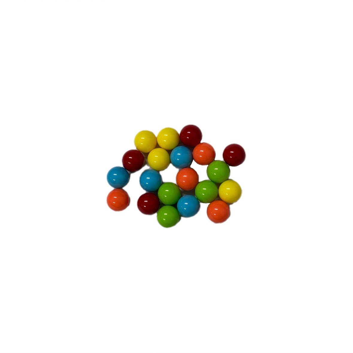 Plastic solid ball color counting probability ball diameter 1.15cm slide toy ball elementary school mathematics teaching aids