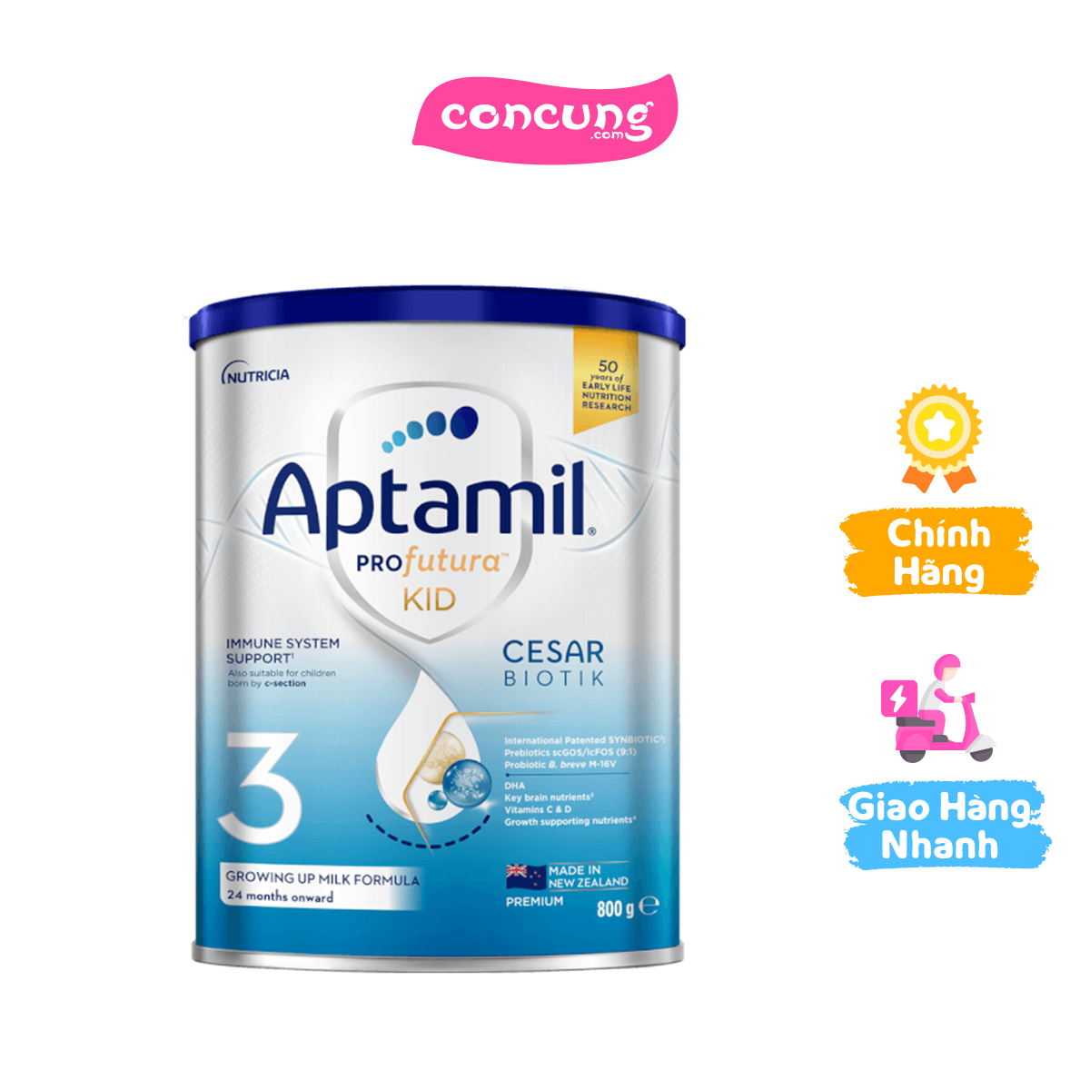 TPBS Aptamil Profutura Kid Cesarbiotik 3 Growing Up Milk Formula800G