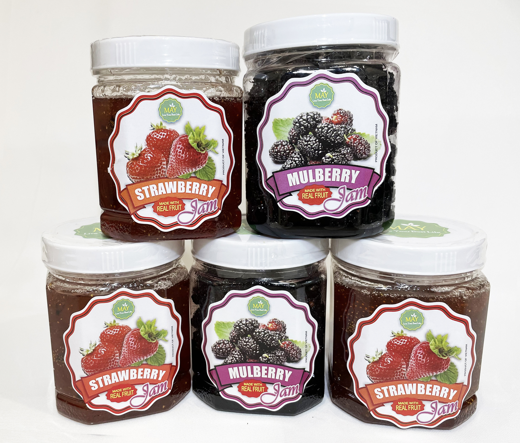 (Freeship MAX) Mứt dâu tây Đặc Sản Đà Lạt, món ngon khó cưỡng STRAWBERRY JAM