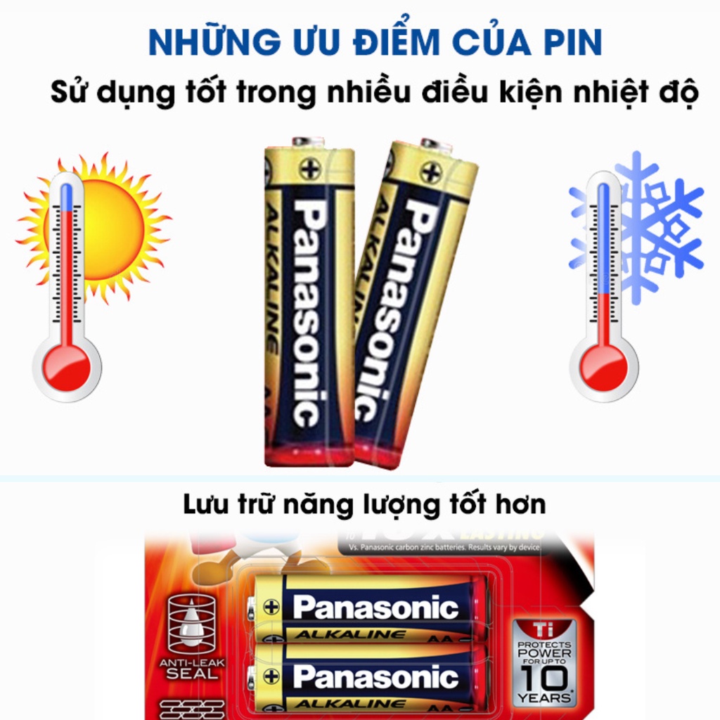 Pin 2A  Alkaline LR6 vỉ 2 viên
