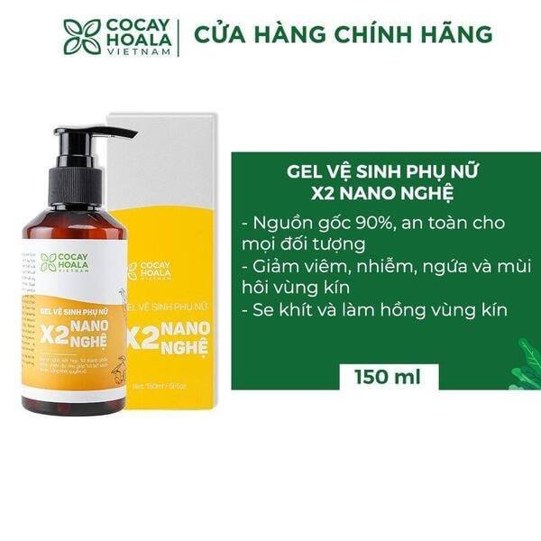 Gel vệ sinh X2 nano nghệ