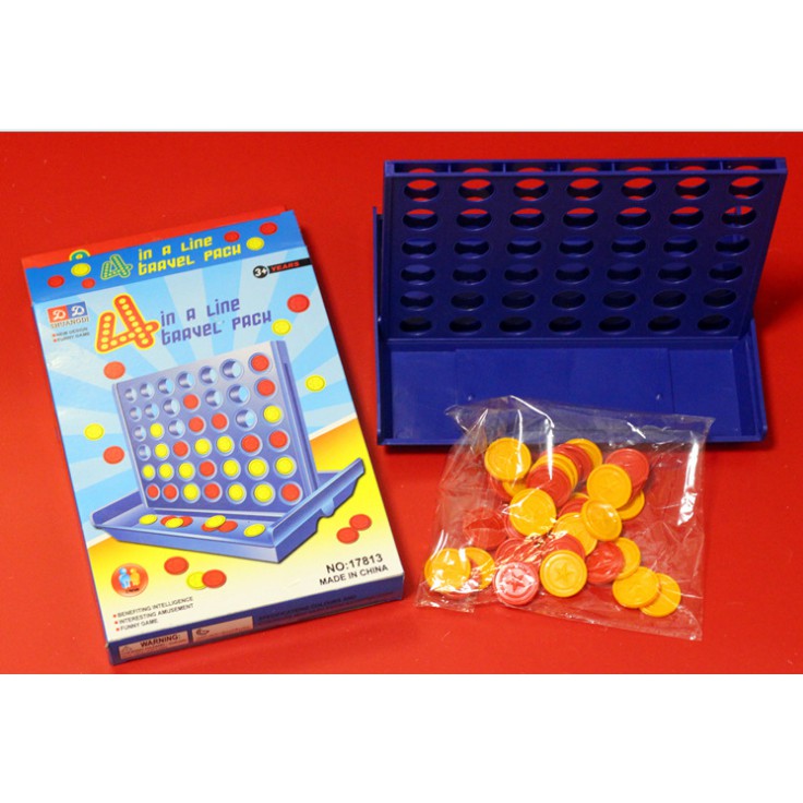 Đồ chơi trẻ em cờ caro connect 4 - cờ thả chất lượng cao