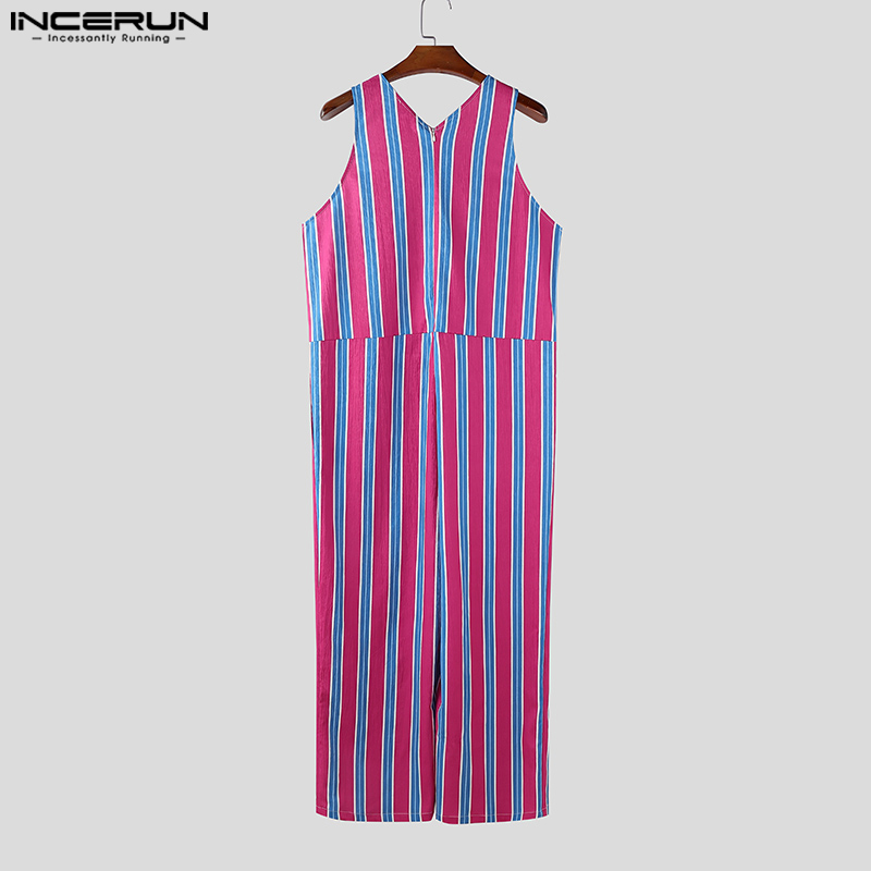 INCERUN%20Jumpsuits%20For%20Men%20Holiday%20Stripe%20V-Neck%20Sleeveless%20Baggy%20Leisure%20Western%20Style%20Overalls%20#0901%20-%20Image%206