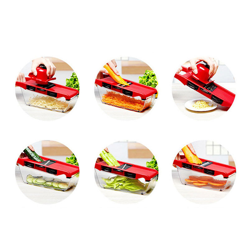 Multifunctional vegetable cutter, vegetable cutter artifact slicer, potato slice slicer, cucumber grater