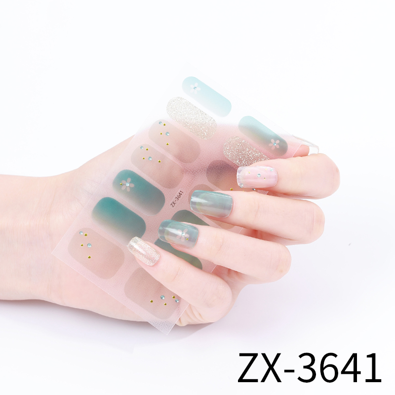 Ready Stock】3D Vision Finger Nail Stickers Waterproof Tearable ...