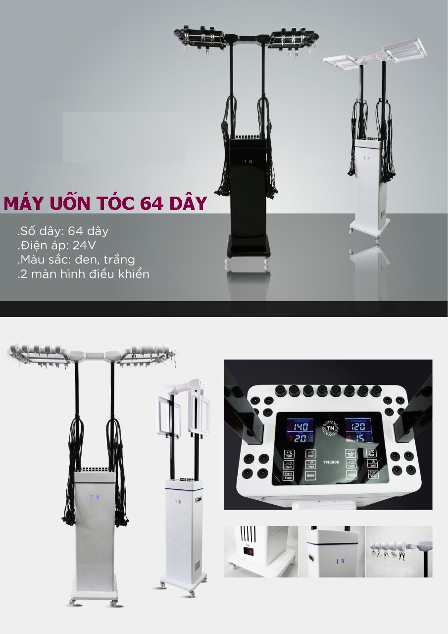 [HCM]Máy uốn tóc, máy uốn setting 64  trục. 2 màn hình cảm ứng
