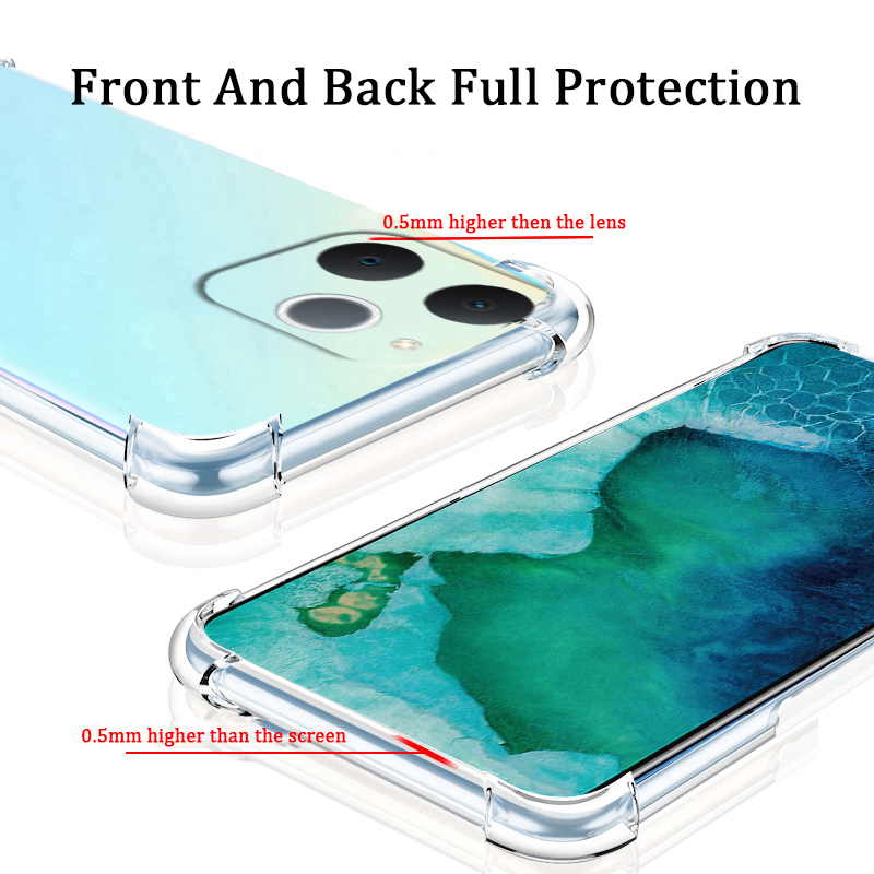 Phone case For Realme Note 70 Back cover Air Protection Silicone Clear Transparent Shockproof Cover For Realme Note 70 Cover cases.