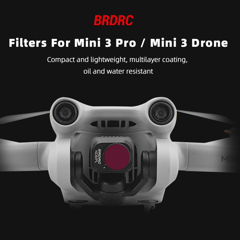 Nd lens filters for dji mini 3/3pro uv/cpl/nd8/16/32/64-pl set filter filter kit