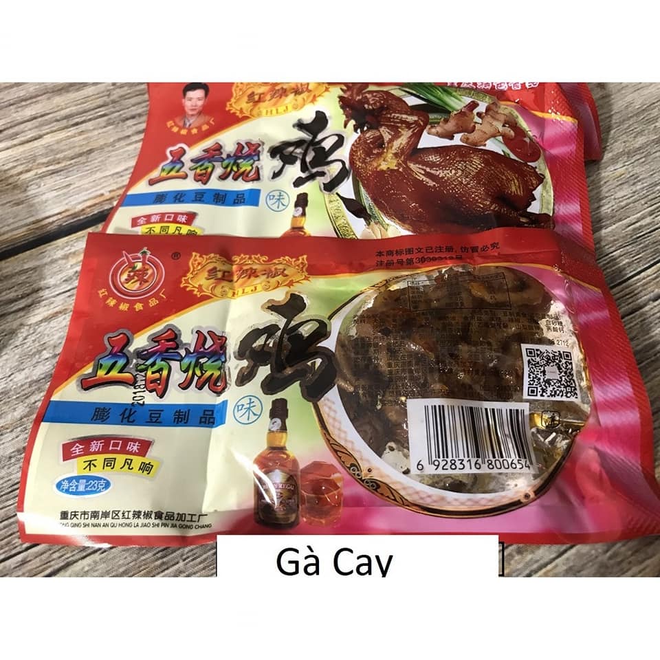 [ Sẵn hàng ] Combo 20 gói GÀ XÉ CAY Nội Địa Tứ Xuyên Thơm Ngon