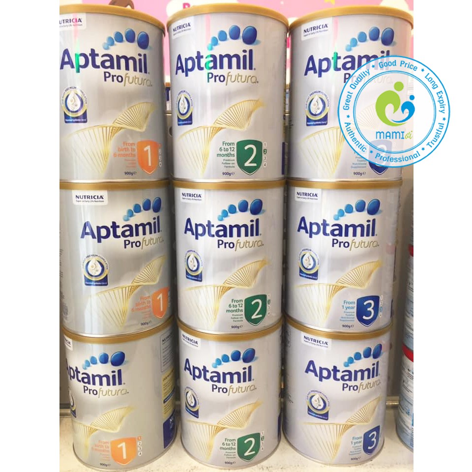 Sữa Aptamil Úc số 1, 2, 3 cho bé 900g-Số 3 (1 year +)