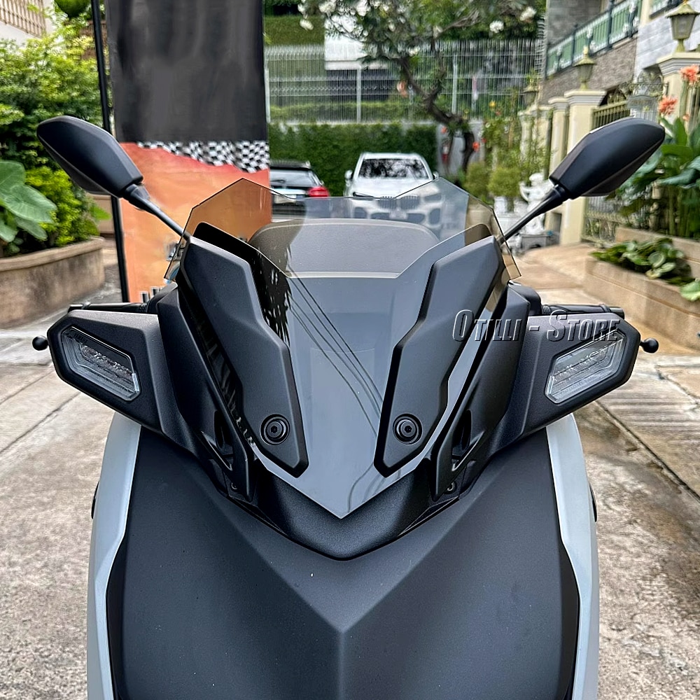 New Motorcycle Windscreen Windshield Smoky Blue Windscreen Screen Protector For YAMAHA X-MAX300 X-MAX 300 XMAX300 XMAX 300 2023