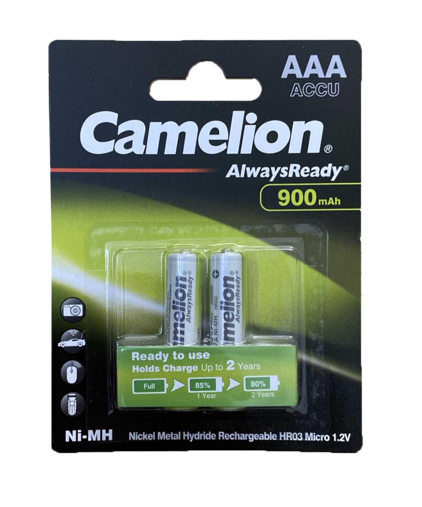 [HCM]Pin sạc AAA Camelion 900mah ( vỉ 2 viên )