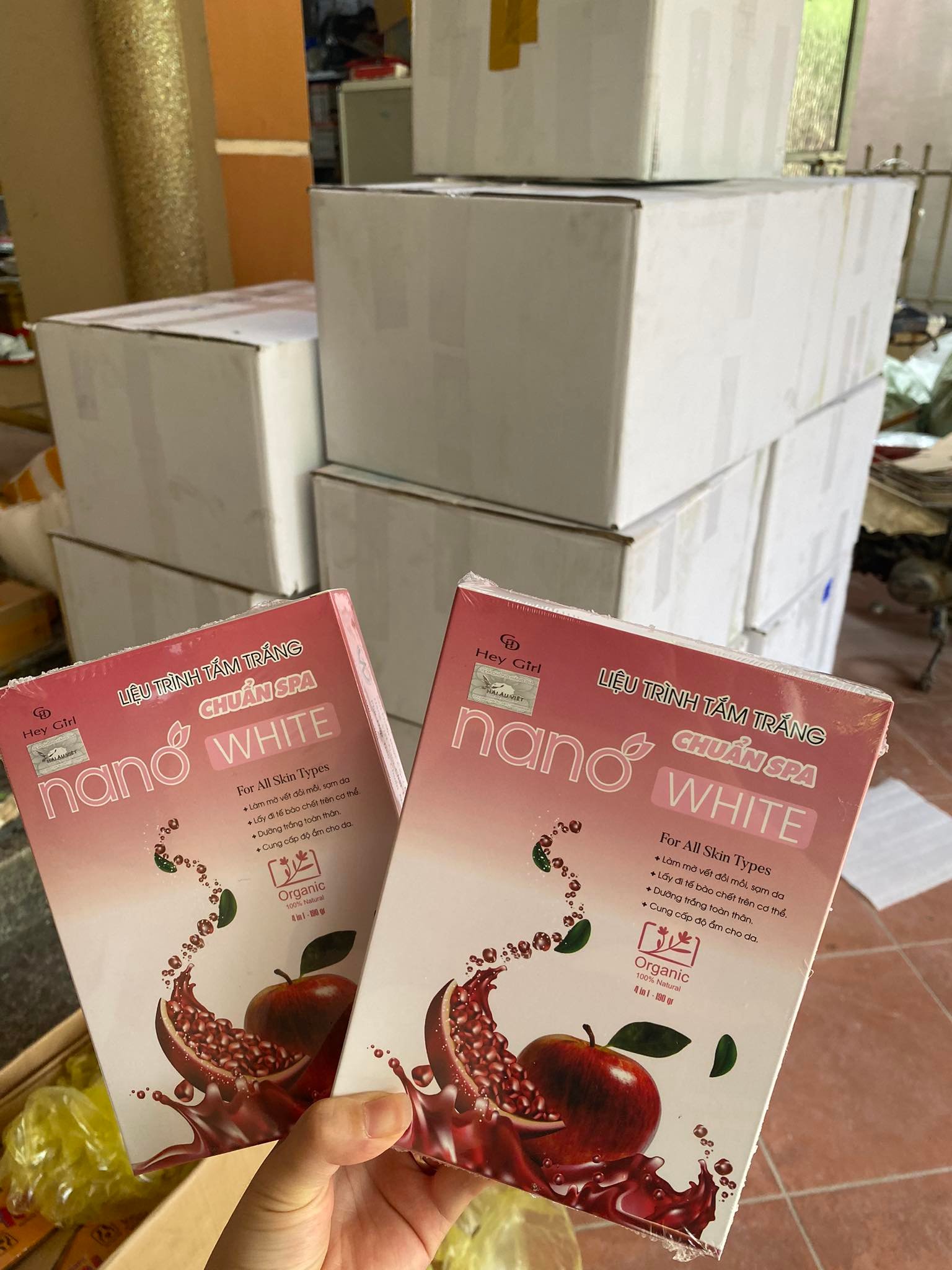 4 hôp tắm trắng spa( giá sỉ)