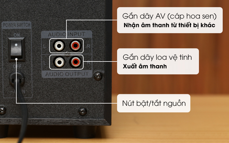 Loa vi tính 2.1 Enkor E50 Đen