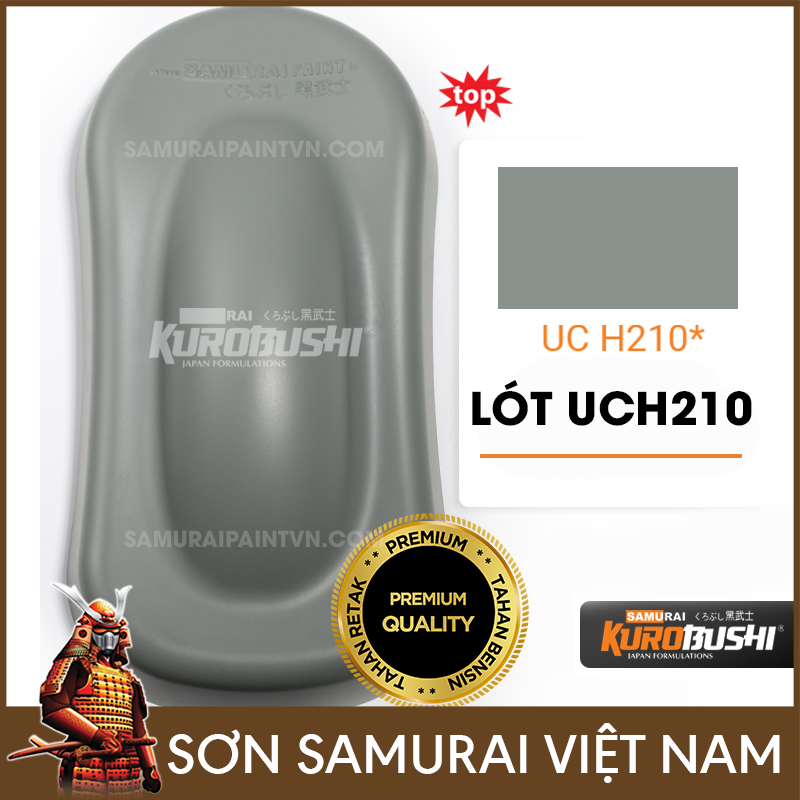 Sơn samurai đen nhám - Chai sơn đen mờ 109A sơn xịt samurai