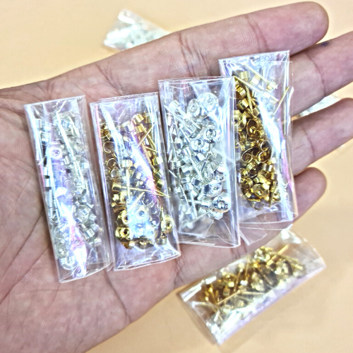Bông bấm xỏ khuyen tai,Kim bấm tai, bông bấm xỏ tai