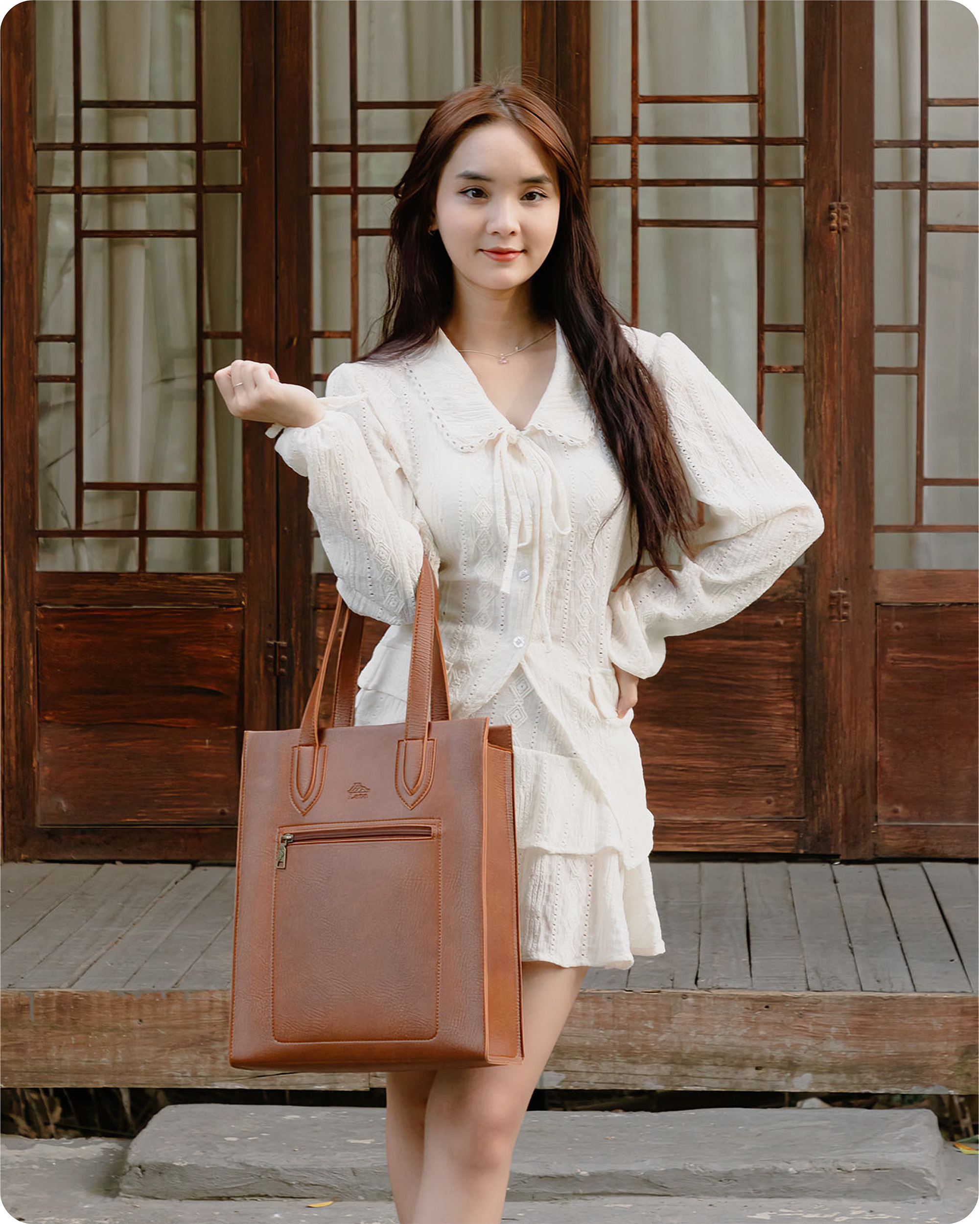 Túi Lata (Thời trang nữ đi làm cỡ lớn - Túi xách da TX17)