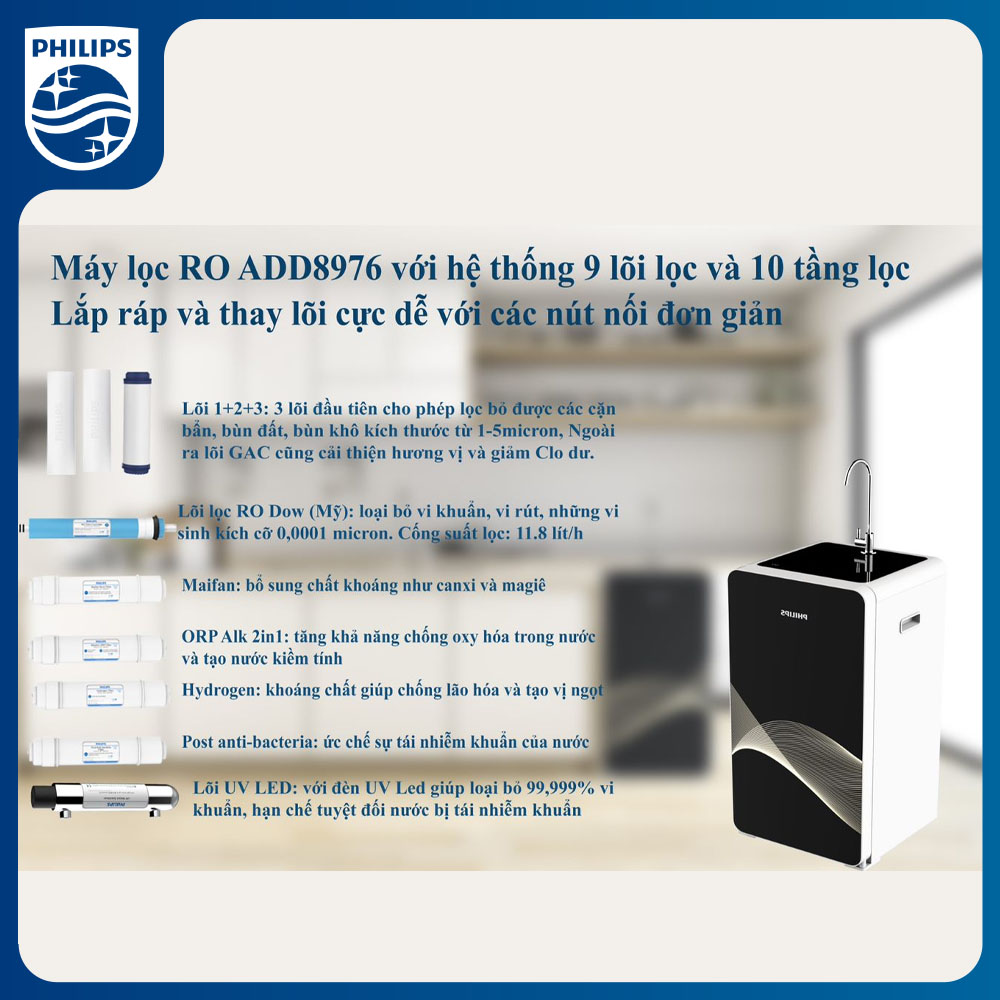 Lõi lọc hydrogen Philips AWP932/00 (Cho ADD8960, ADD8976)