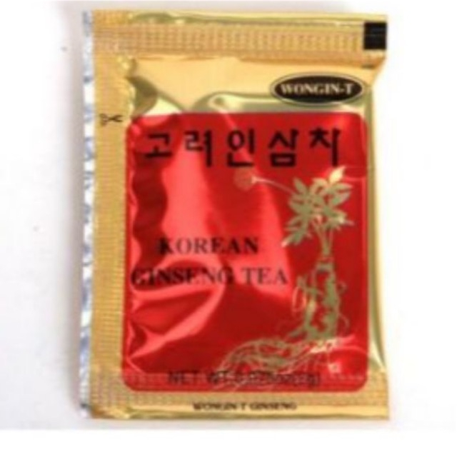 Trà sâm wongin_t gingseng tea hộp 100 gói