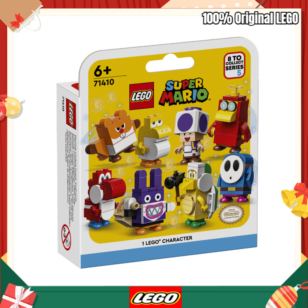 【Official】 LEGO 71410 Super Mario Character Packs - Series 5 (Full set of 8) 6+