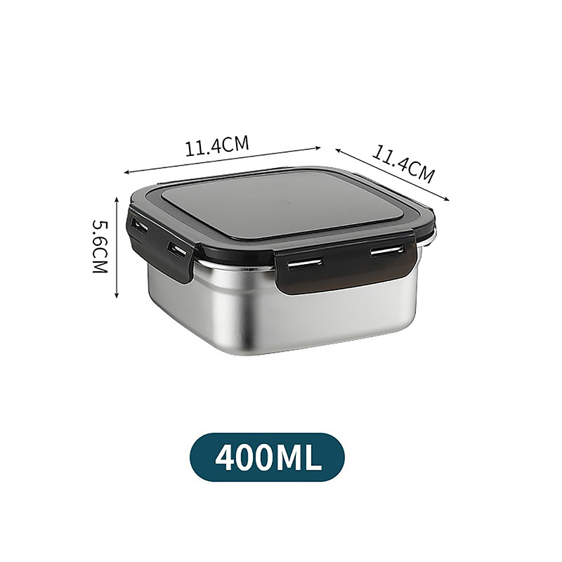 Stainless%20Steel%20Food%20Container%20Fresh%20Keeping%20Box%20Sealed%20Lid%20Crisper%20Lunch%20Meal%20Prep%20Storage%20Fridge%20Kitchen%20Set%20Round%20Square%20Bowl%20Queena%20-%20Image%207