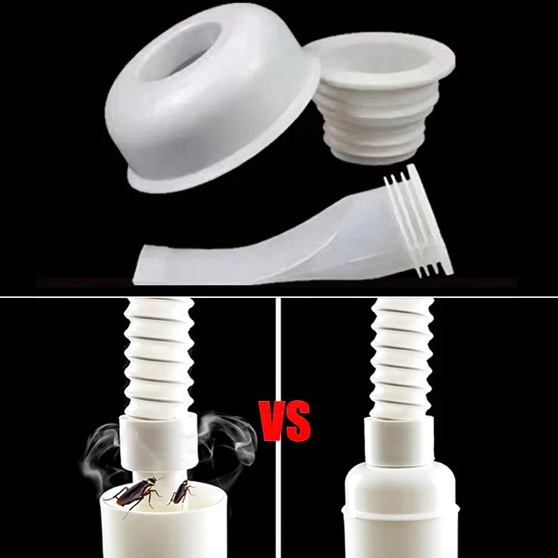 3 cái/bộ cho 4-5cm ống cống ống Ống thoát đặt dưới sàn khử mùi lõi bằng chứng kiểm soát dịch hại mùi nhà bếp ống cống thoát nước