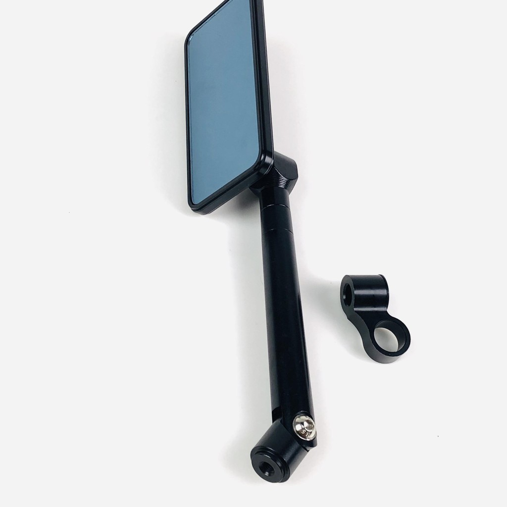 Gương/Kính chiếu hậu xe máy RIZOMA vuông (Kính trái- màu đen)