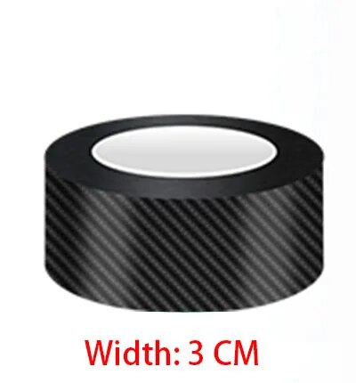 COD 5D Carbon Fiber Car Sticker Waterproof Car Door Anti-Collision Strip Nano Tape High Quality Threshold Protection Film DIY Strip