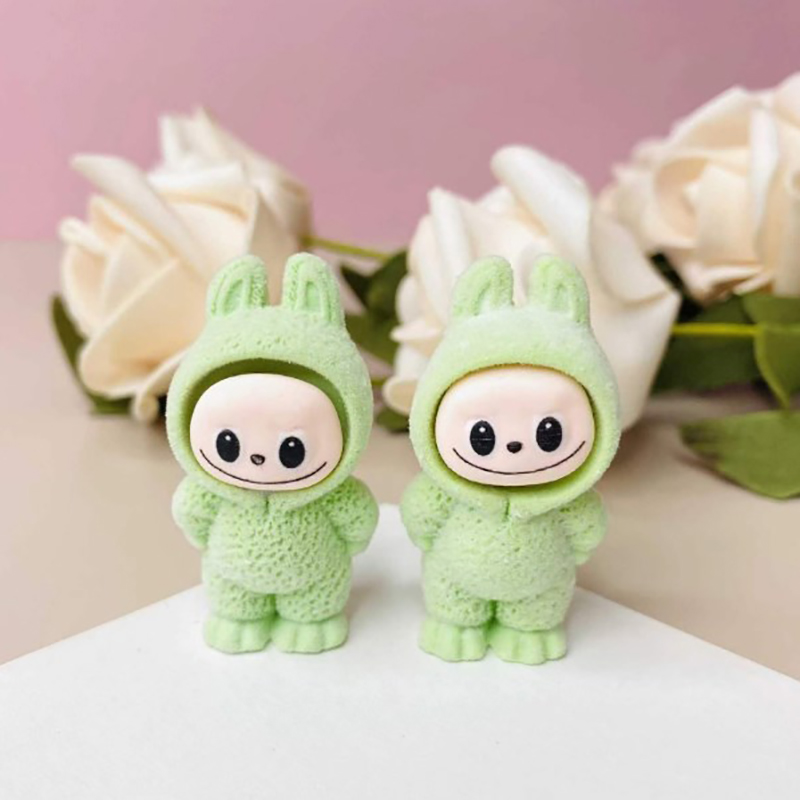 Labubu The Monsters Exciting Cardiac Macarone Statue Model Doll Kid Toy Gifts New Labubu Surprise Gift YUNSHUO. 