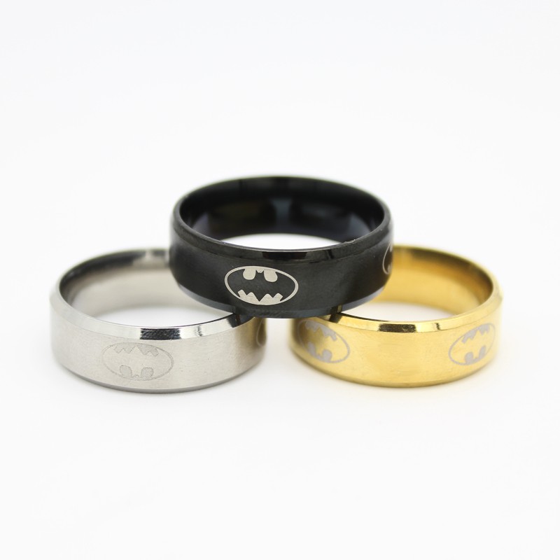 【Wildfolk Studio】【Nextvance Jewellry MALL】Stainless Steel Batman Rings ...