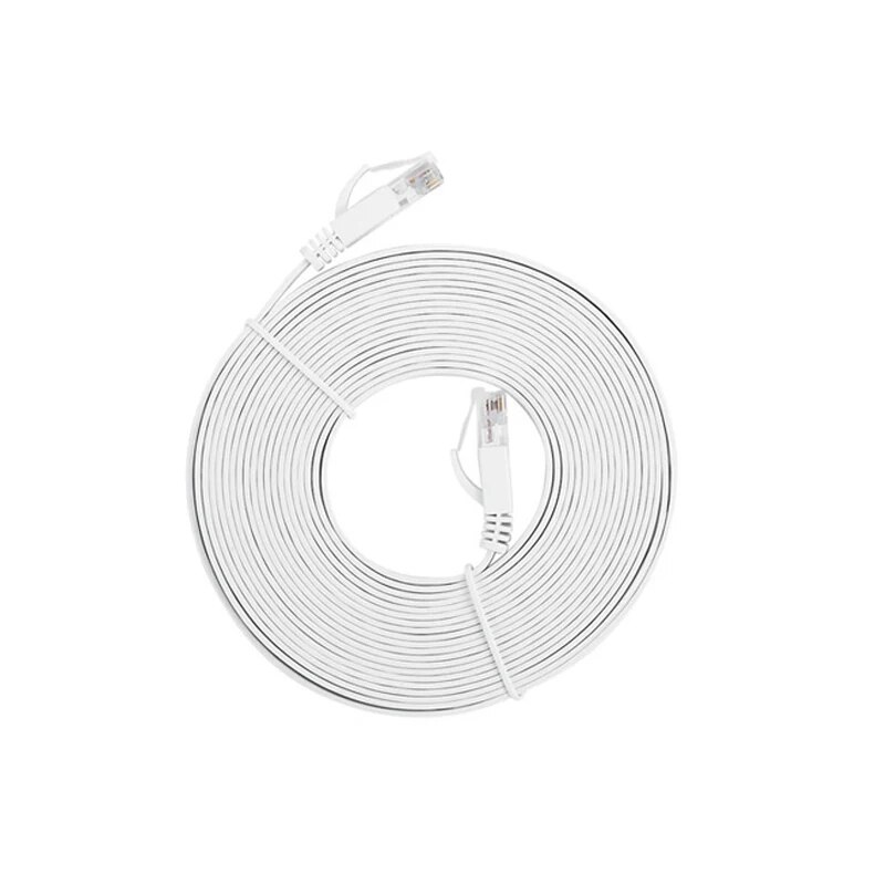 RJ45 Category 6 Flat Ethernet Patch Internet Cable Gigabit CAT6 Oxygen Free Copper Network Cord Jumper