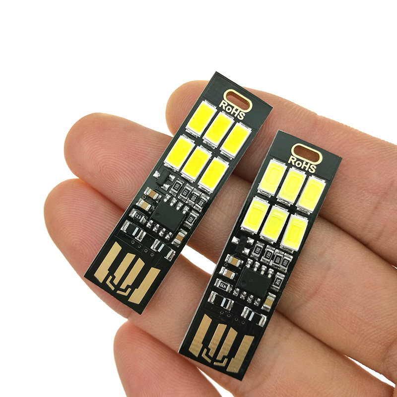 Mạch Đèn led USB mini móc khóa