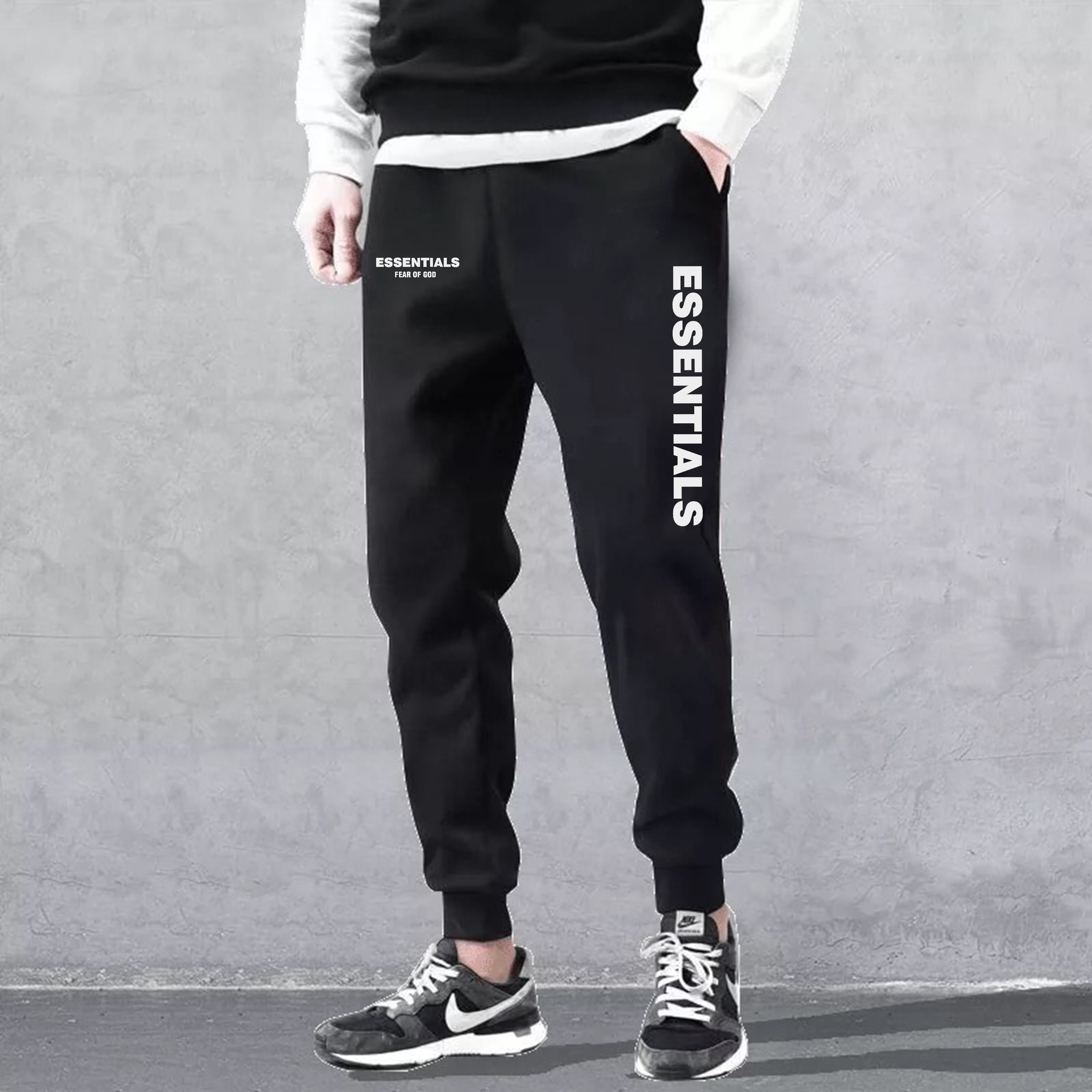 [Hoàn Tiền 15%] Quần Jogger Nỉ Nam Nữ In Chữ