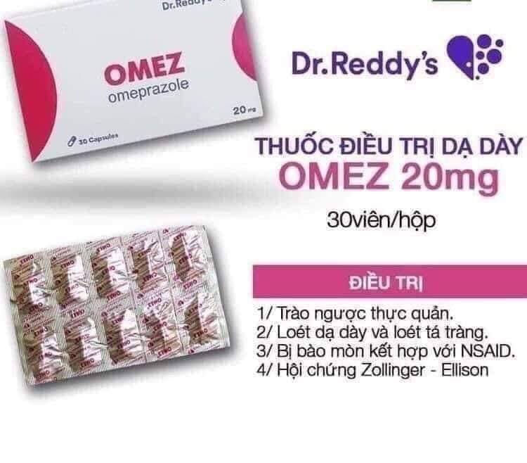 { Chính Hãng } Thuốc dạ dày Nga OMEZ