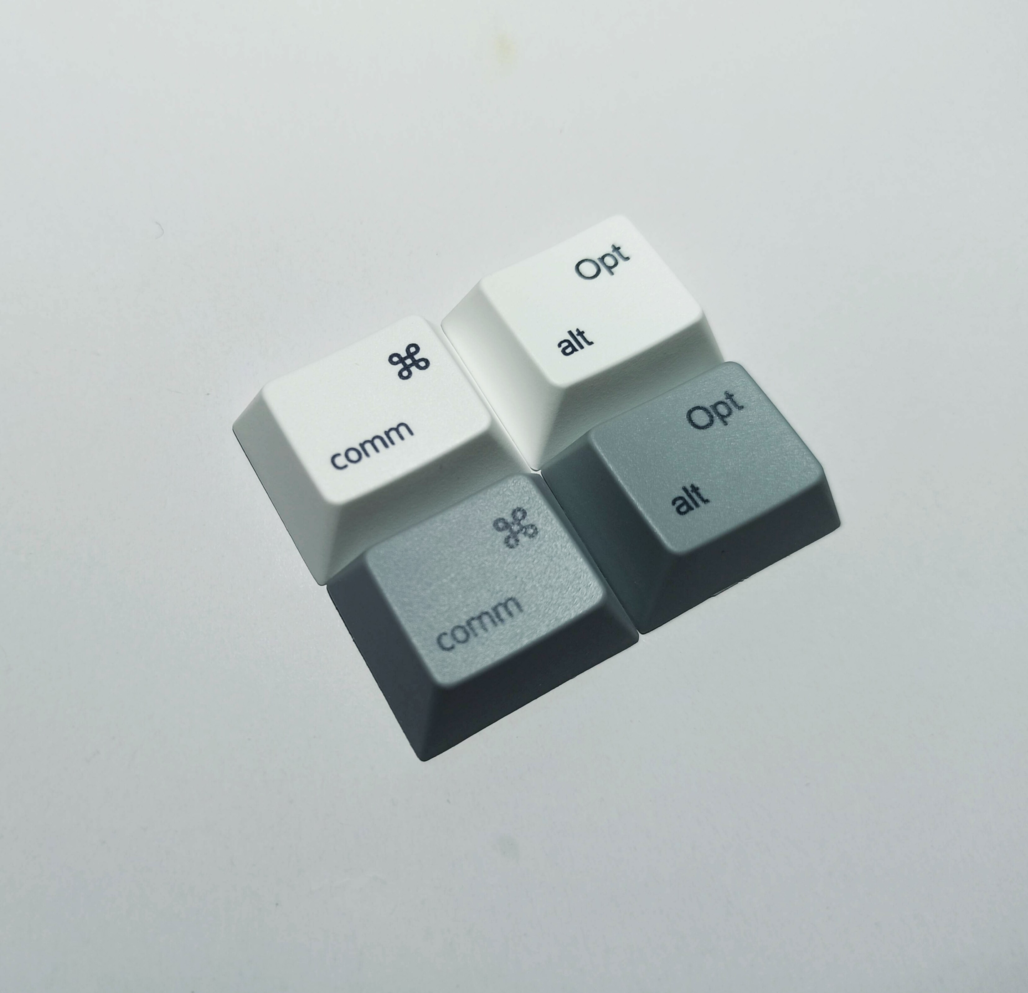 1 Set PBT 1.25U 1.25X Key Cap Commond Opt Keycaps For MacOS MAC Mechanical Keyboard Keycap Cherry Profile R1 height
