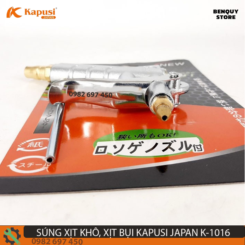 Dụng cụ xịt bụi, xì khô, xịt hơi kapusi japan, máy nén khí. xịt bụi, xịt nước sau khi rửa xe, vệ sinh ô tô xe máy