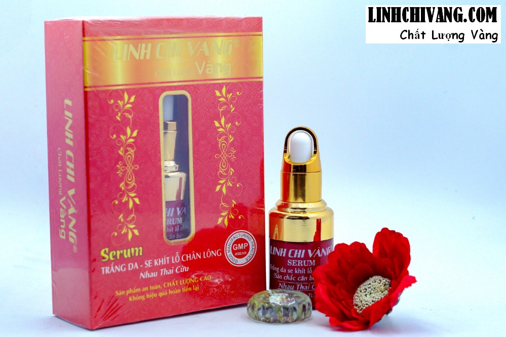 SERUM DƯỠNG TRẮNG DA LINH CHI VÀNG 25ml