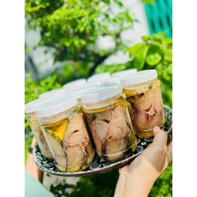 MẮM CÁ THU NGÂM DẦU hủ 500g