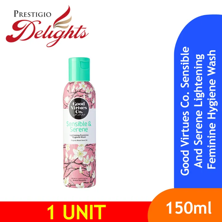 Good Virtues Co Sensible And Serene Lightening Feminine Hygiene Wash 150ml Lazada Singapore