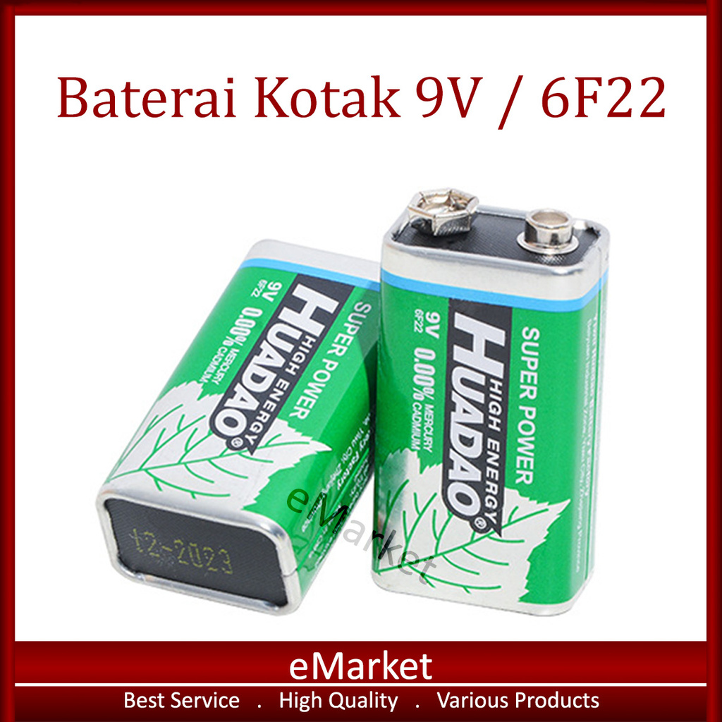 Combo 5 viên pin 9V chất lượng, giá tốt